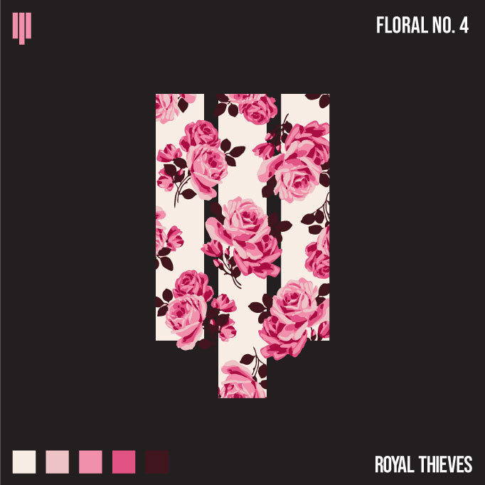 Royal Thieves - Floral NO.4 - Black Shirt