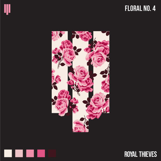 Royal Thieves - Floral NO.4 - Black Shirt